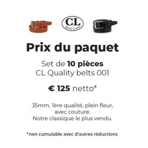 CL Quality belts 001 - set van 10 st.