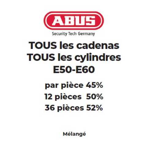 Abus hangsloten en cilinders E50-E60